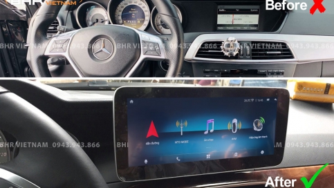 Màn hình DVD Android liền camera 360 xe Mercedes C Class 2011 - 2014 | Oled Pro G68s 